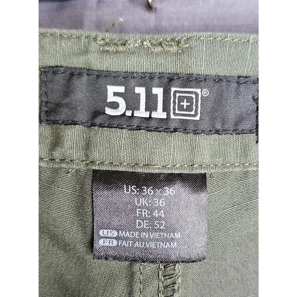 5.11 Tactical Taclite Pro Ripstop Cargo Pants Green Men's 36W x 36L